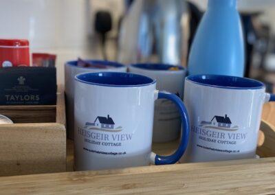 Welcome tray Heisgeir View Holiday Cottage