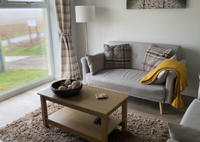 Living room in Heisgeir View Holiday Cottage