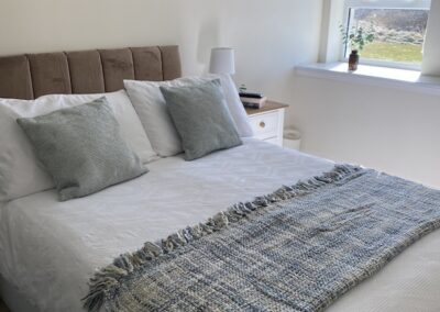 Main double bedroom in Heisgeir View Holiday Cottage